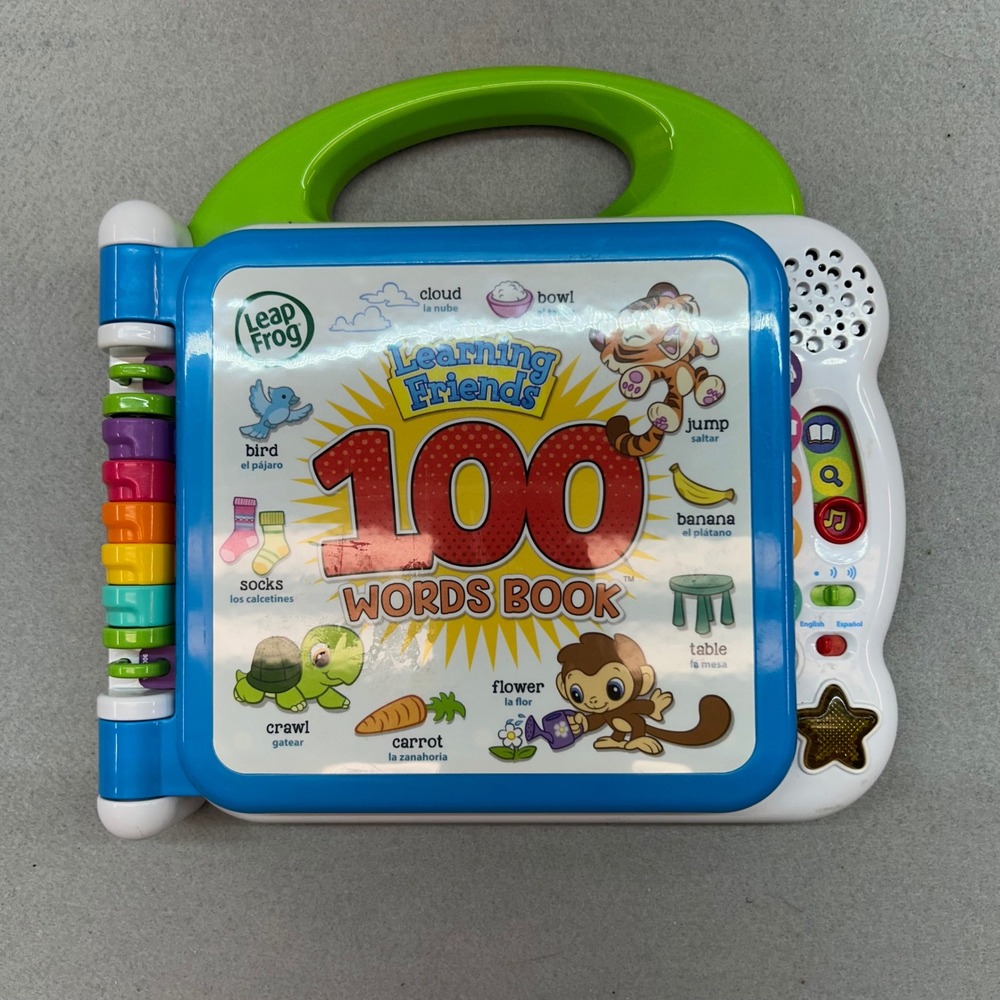 LeapFrog Learning Friends 100 Words Book English Spanish Bilingual Toy 6015